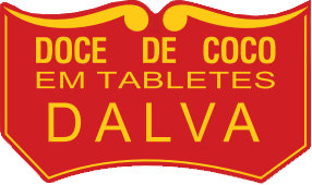 DOCE DE COCO EM TABLETES DALVA - BALA DALVA 1Kg